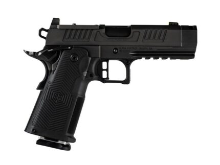 Alpha Foxtrot AF1911-Romulus Handgun 9mm Luger 20rd Magazines(5) 3.5" Compensated Threaded Barrel Black MOS Cut