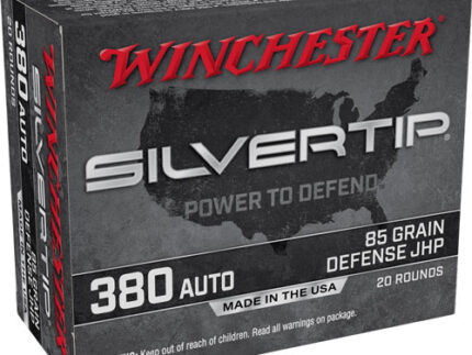 WINCHESTER SILVERTIP 380 ACP - 85GR HP 20RD 10BX/CS