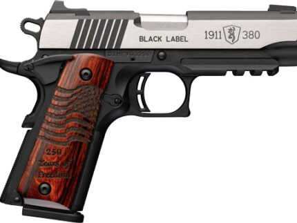 BROWNING 1911-380 BLACK LABEL - MED PRO 380ACP 3.62" RAIL 250