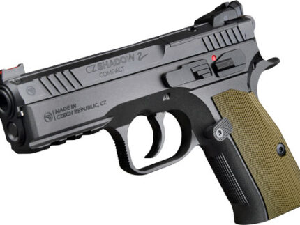 CZ CUSTOM SHADOW 2 COMPACT - CUSTOM 9MM 4" 15RD BLACK GREEN