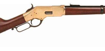 CIMARRON 1866 YELLOWBOY 38SPL - 16" BRASS/BLUED WALNUT