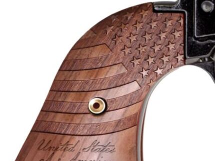 HERITAGE 22LR 4.75" FS BLUED - 250TH ANV. WOOD GRIPS