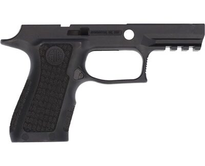 LXG GRIP MODULE LASER ENGRAVED  P320-COMPACT 9/40/357 BLACK