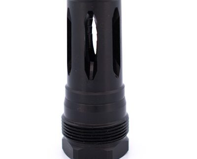 R2 FLASH HIDER 13.5X1LH THREADS TAPER SHOULDER BLACK NITRIDE