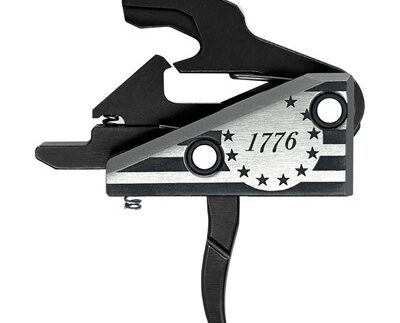 SPECIAL EDITION 1776 AR TRIGGER CURVED SILVER/BLACK