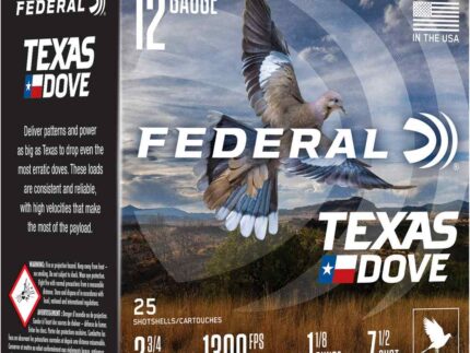 Federal Texas Dove Shotgun Ammo 12 ga. 2 3/4 in. 1 1/8 oz. 25 rd.