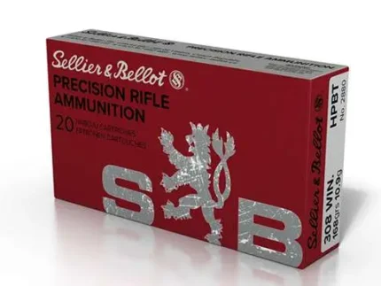 SELLIER & BELLOT 308WIN 168GR HPBT 20RD BOX 25 BOXES PER CASE