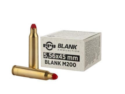 PPU Blank Rifle Ammunition 5.56mm M-200 A1 Blanks 20/ct
