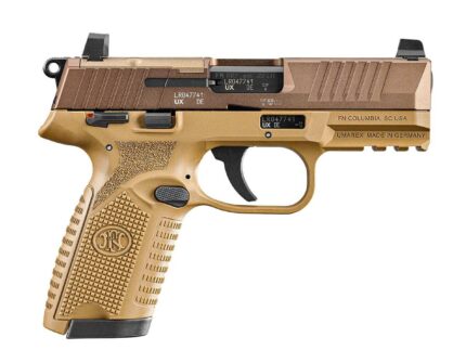 FN 502 MRD CA Compliant Handgun .22 LR 10rd Magazines(2) 4" Barrel FDE Optic Ready