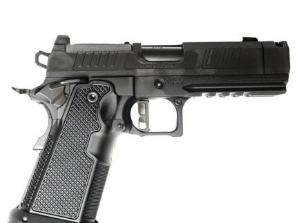 Alpha Foxtrot AF1911-Romulus MOS Adapter Handgun 9mm Luger 20rd Magazines(5) 3.5" Comp Threaded Barrel DLC Black