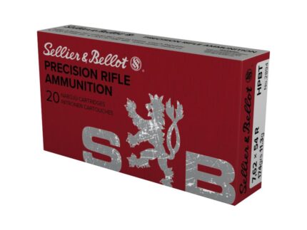Sellier & Bellot Rifle Bullets 7.62x54R Match 174 gr HPBT 2585 fps 20/ct