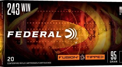 FEDERAL FUSION 243 WIN 95GR - TIPPED FUSION 20RD 10BX/CS
