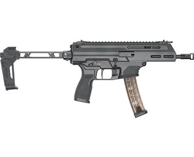 KUNA 9MM LUGER 6.125'' BBL (2)30RD MAGS W/FOLDING BRACE BLACK