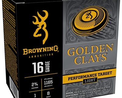 GOLDEN CLAYS 16 GAUGE 2-3/4'' 1OZ #8 SHOT 25/BOX
