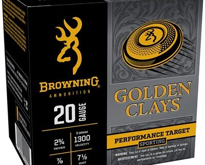 GOLDEN CLAYS 20 GAUGE 2-3/4'' 7/8OZ #7.5 SHOT 25/BOX