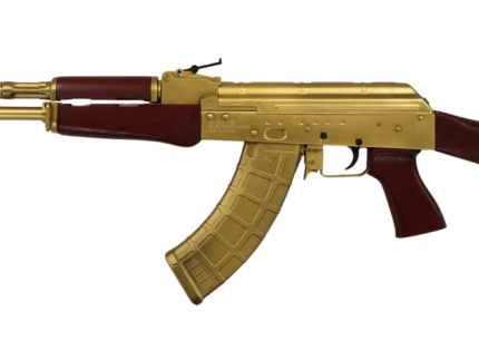 BSR47 Bulgarian AKM Pattern Rifle 7.62x39, Red Star Red/Gold Cerakote, 16.3" BRL, 30RD PMAG