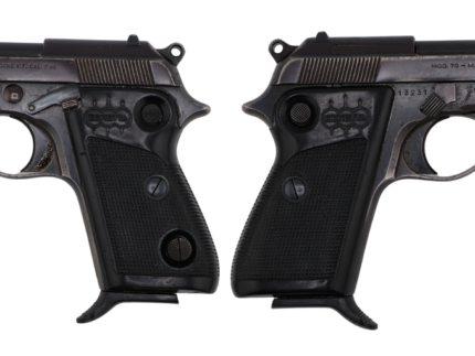 BERETTA M70 SURPLUS 32ACP PISTOL BLUED, BUTTON SAFETY, GRADE 1 C&R