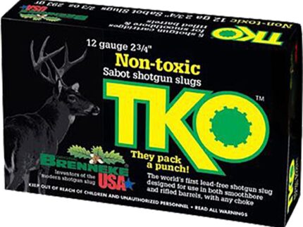 Brenneke TKO Non Toxic Tin Slugs 12 ga. 2 3/4 in 2/3 oz. 5 rd.