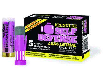 Brenneke Self Defense Less Lethal Sabot Lead-Free 12 ga. 2 3/4 in. 1/3 oz. 5 rd.