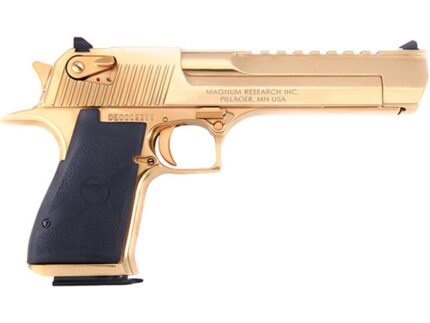 Magnum Research Desert Eagle Mark XIX Pistol 50 AE 6 in. Gold Zirconium Nitride w/BLK CTL 7 rd.