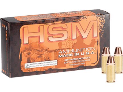 HSM Self Defense Handgun Ammunition 357 Mag. 180 gr. 50 rd.