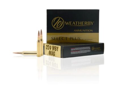 WEATHERBY 224WBY 80.5GR BERGER FBT