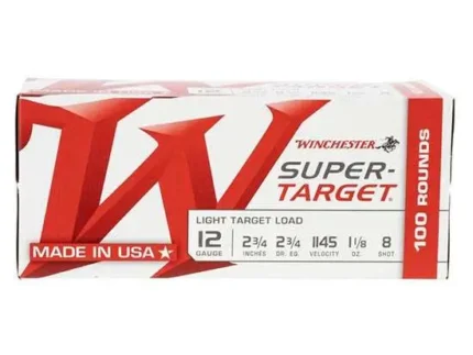 WINCHESTER SUPER TARGET 12G 23/4" 8SHT VALUE PACK