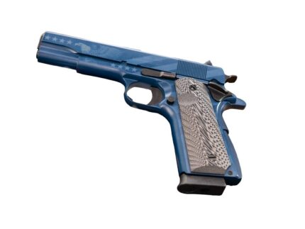 Chiappa 1911 250th Anniversary Handgun .45 Auto 8rd Magazine 5'' Barrel Blue Navy Cerekote G10 Grips