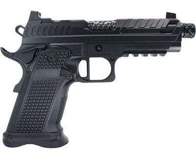 Fusion Firearms XF PRO Black Handgun 9mm Luger 15rd Magazines(2) 4.25"  Threaded Barrel Interchangeable Black Grips
