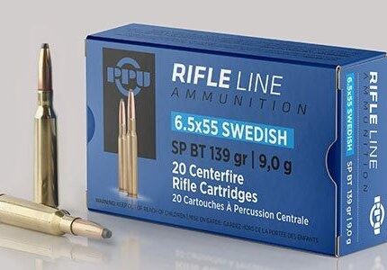 PPU Rifle Ammunition 7.5mm x 55 Swiss 174 gr FMJ-BT 2525 fps 20/ct