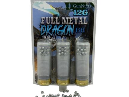 GunNutts Full Metal Dragon BB With Dragon's Breath Shotshell Ammunition 12ga 2-3/4" BB  3/ct
