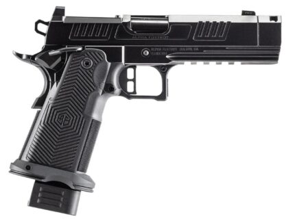 Alpha Foxtrot AF1911-ROMULUS Handgun 9mm Luger 20rd Magazines(5) 4.25'' Threaded Comp Barrel Black polished DLC