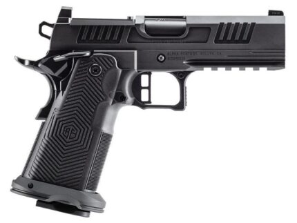 Alpha Foxtrot 1911 Romulus 10mm Auto 17rd Magazines(2) 4.25" Bull Ramped Barrel MOS DLC Black
