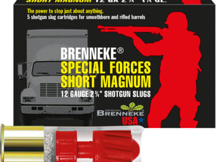 BRENNEKE USA SHORT MAG 12GA - 2.75" SLUG 5RD 50BX/CS