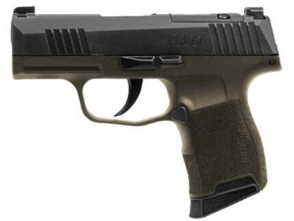 SIG P365 FORTUNATE SON 9MM - 3.1" XRAY3 (2)10RD GREEN/BLACK