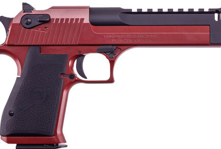 DESERT EAGLE MARK XIX 50AE 6" - CRIMSON RED CERAKOTE BLACK