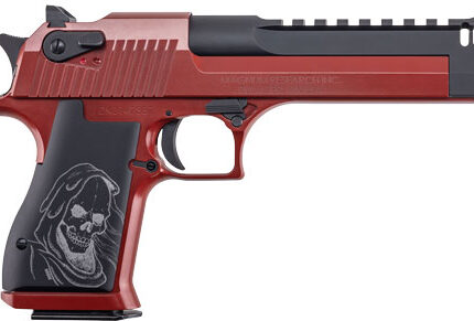 DESERT EAGLE MARK XIX 50AE 6" - CRIMSON RED GRIM REAPER GRIPS