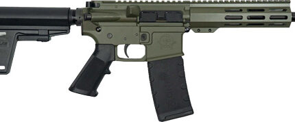 GLFA AR15 PISTOL 300 AAC 7.5" - W/ BRACE NITRIDE BBL OD GREEN