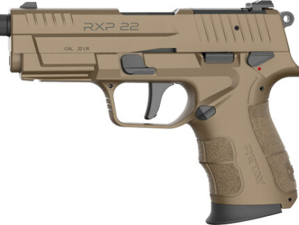 RETAY USA RXP22 22LR PISTOL - 2-13RD MAGS THREADED FDE