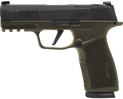 P365 X-MACRO 9MM LUGER 3.7'' BBL (2)17RD MAG BLACK/ODG