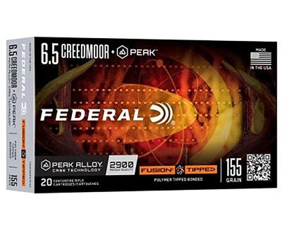 6.5 CREEDMOOR 155GR FUSION TIPPED 20/BOX