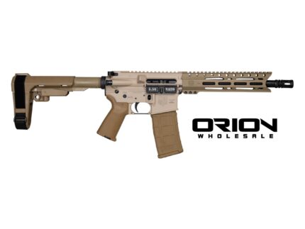 DIAMONDBACK DB15 5.56 PSTL 10" BRL TWO TONE MCMILLAN TAN/FDE 1-30RD PMAG SBA3 BRACE