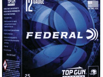 Federal Top Gun Sporting Shotshells 12 ga 2-3/4" 1 oz 1250 fps #7.5 250/ct CASE