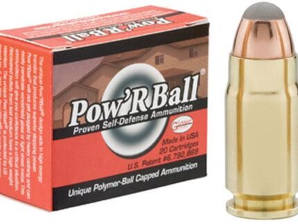 Glaser Pow'RBall Handgun Ammunition  .357 SIG 100 gr JHP 1600 fps 20/ct