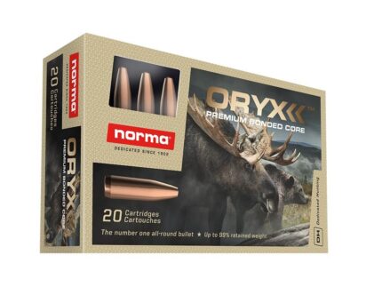 Norma ORYX Rifle Ammunition .300 Win Mag 180gr JSP 2920 fps 20/ct