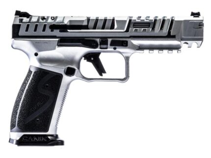 DEMO Canik SFx Rival-S Chrome Handgun 9mm Luger 18rd Magazine 5" Barrel Silver