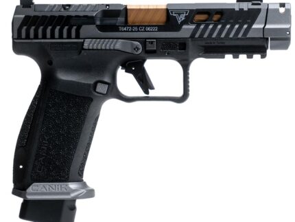 DEMO Canik TTI Combat Handgun 9mm Luger 18rd Magazine 4.6" Ported Gold Barrel Smoke