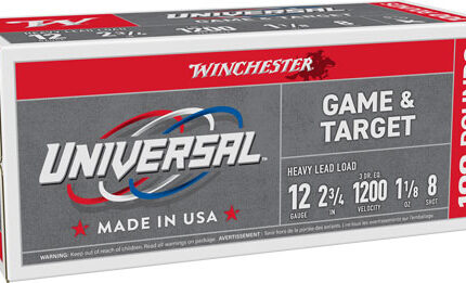 WINCHESTER LIGHT TARGET 12GA - 2.75" 1-1/8 #8 200RD CASE