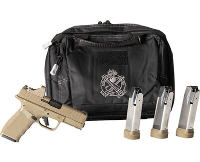 HELLCAT PRO9MM 4''BBL (1)15 (3)17RD MAGS & RFX11 GEARPAC FDE